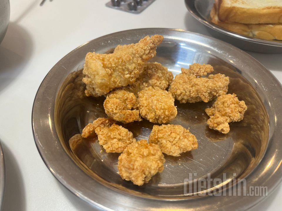 너무너무 바삭하고 건강한 치킨맛이에요