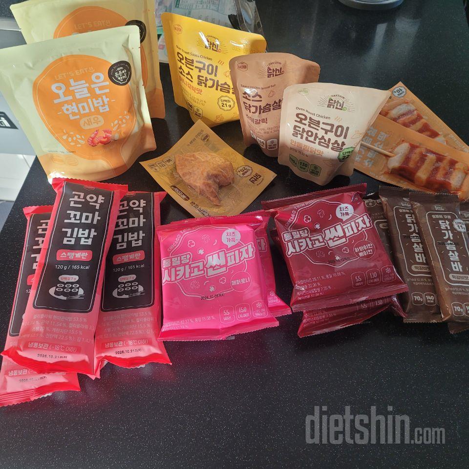 할인가에 골고루 골라봤어요 
먹어본것