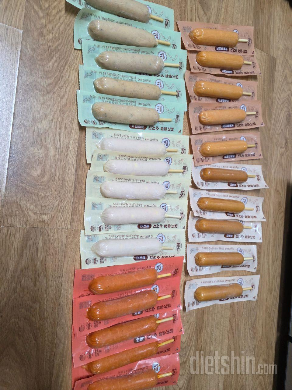 닭가슴살소세지 타사제품들은 먹어보고