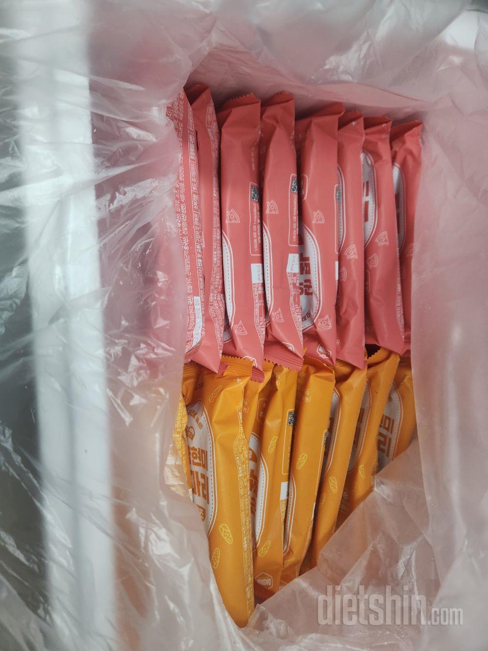 단백질최고간식 쫄깃하고 냉동시켜서 꺼