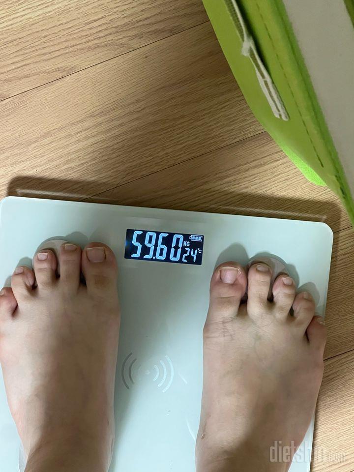 7일 아침 몸무게 재기3일차 성공!