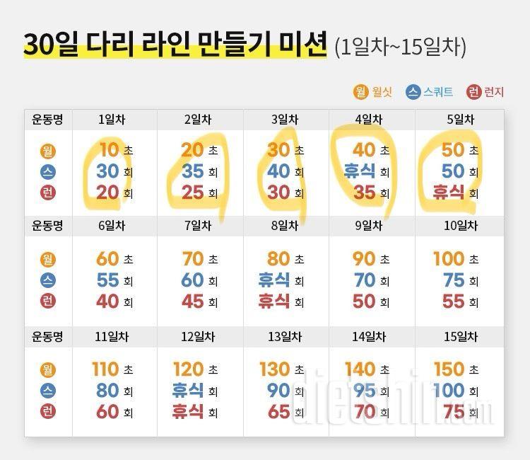30일 다리라인 만들기5일차 성공!