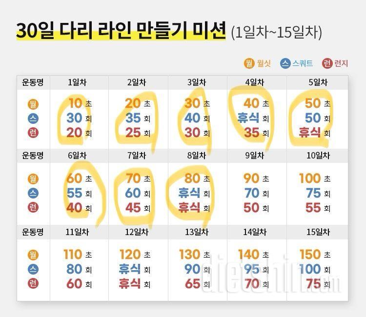 30일 다리라인 만들기8일차 성공!