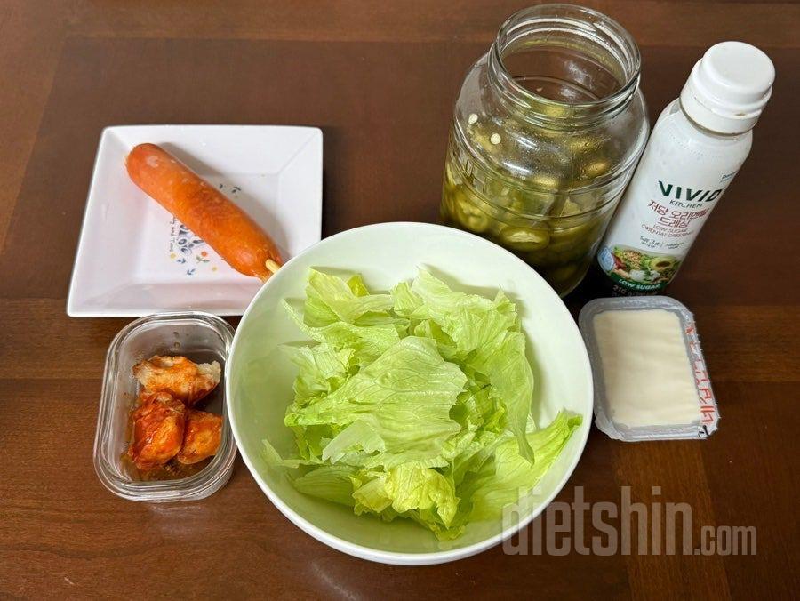 단백질로 매일 저녁에 닭가슴살 소시지