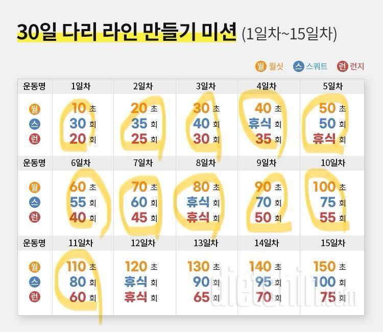 30일 다리라인 만들기11일차 성공!