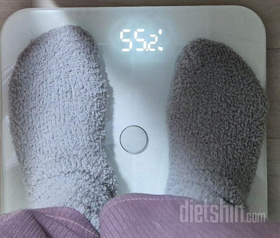 7일 아침 몸무게 재기54일차 성공!