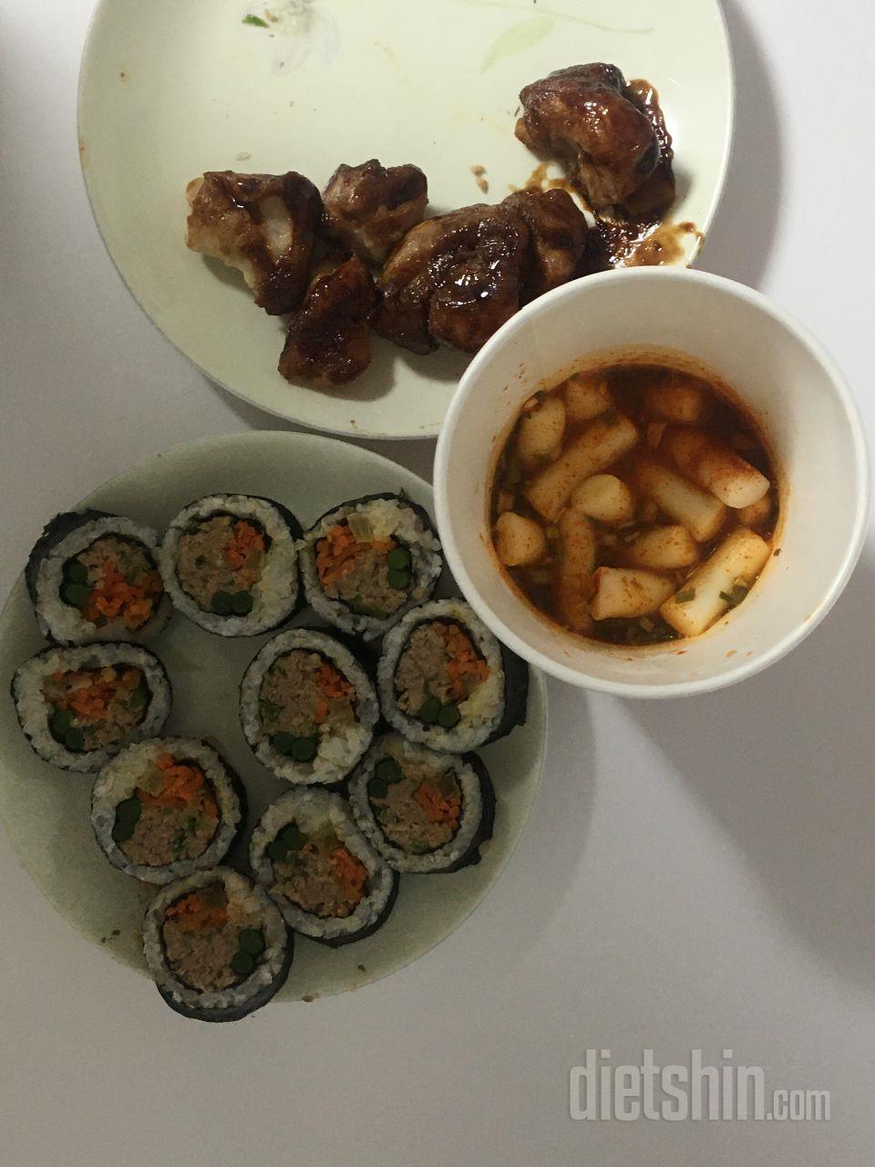 가끔 분식 세트 먹고싶을 때 다신샵