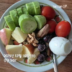 12월 16일( 아침식사 285kcal)
