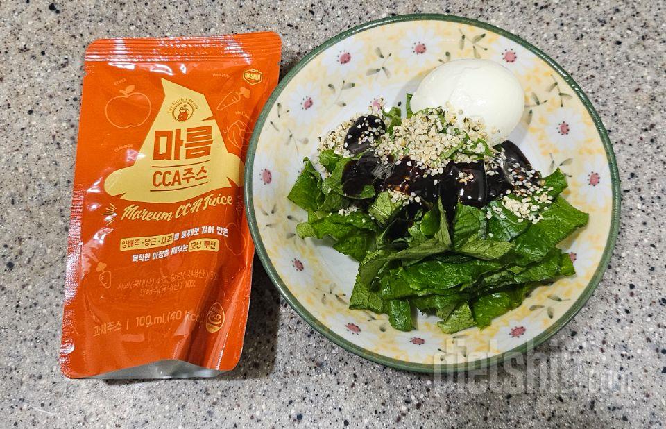 CCA주스만 단독으로 마시기엔 부족한
