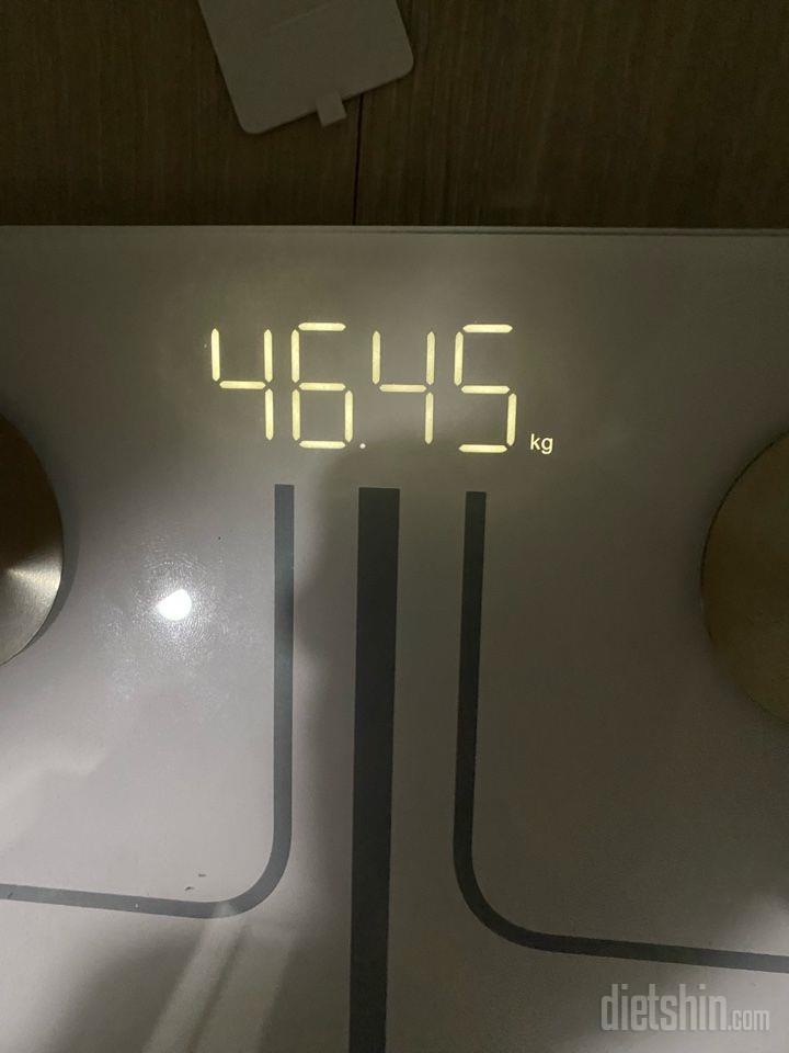 7일 아침 몸무게 재기120일차 성공!