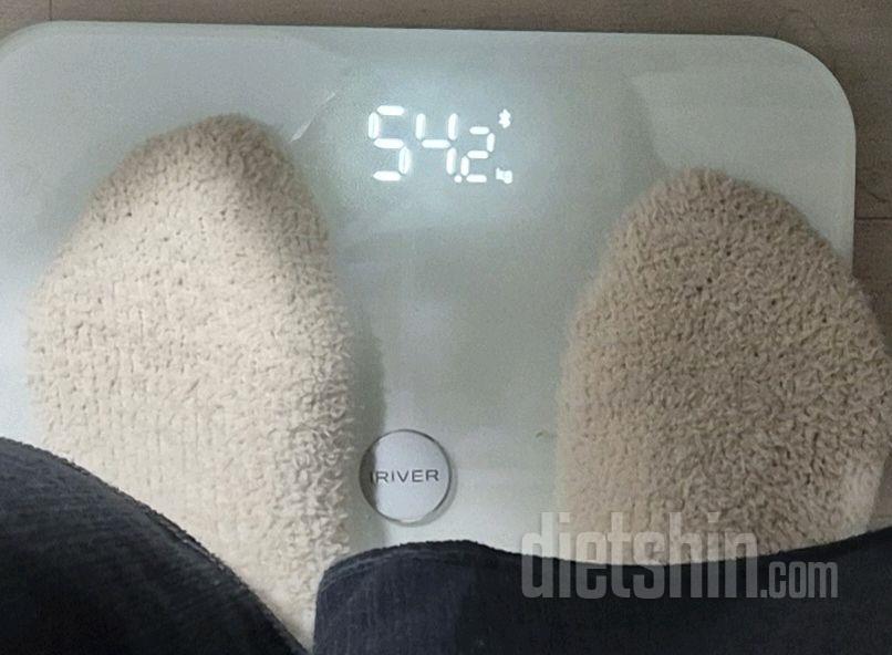 7일 아침 몸무게 재기71일차 성공!