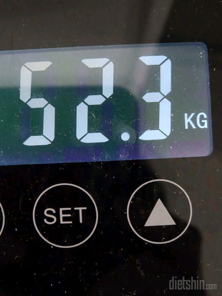 7일 아침 몸무게 재기197일차 성공!