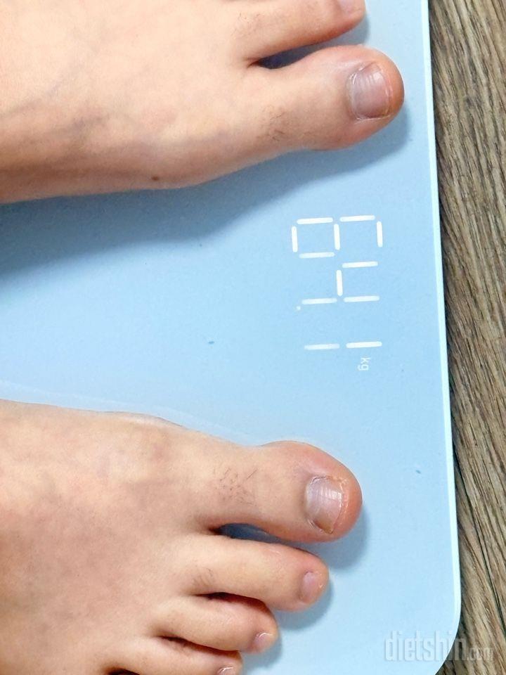 7일 아침 몸무게 재기61일차 성공!