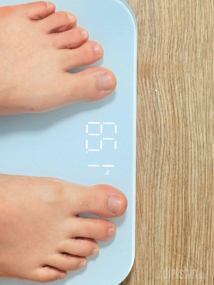 7일 아침 몸무게 재기59일차 성공!