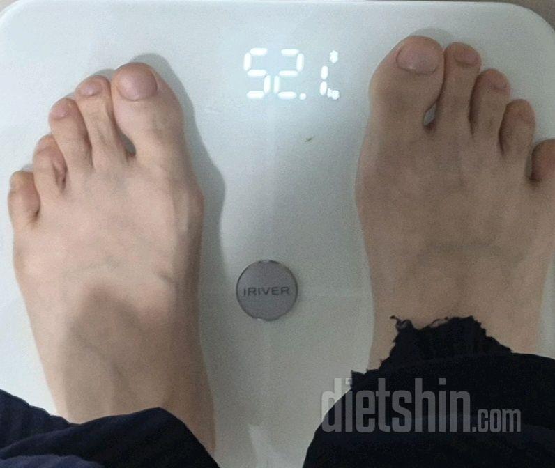 7일 아침 몸무게 재기115일차 성공!