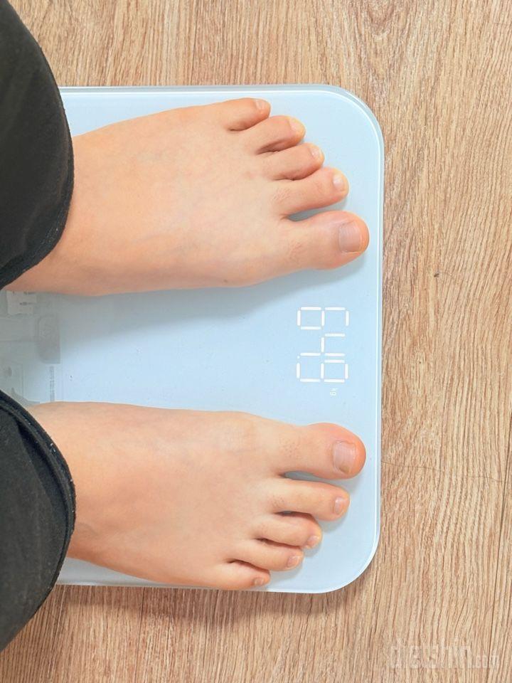7일 아침 몸무게 재기62일차 성공!