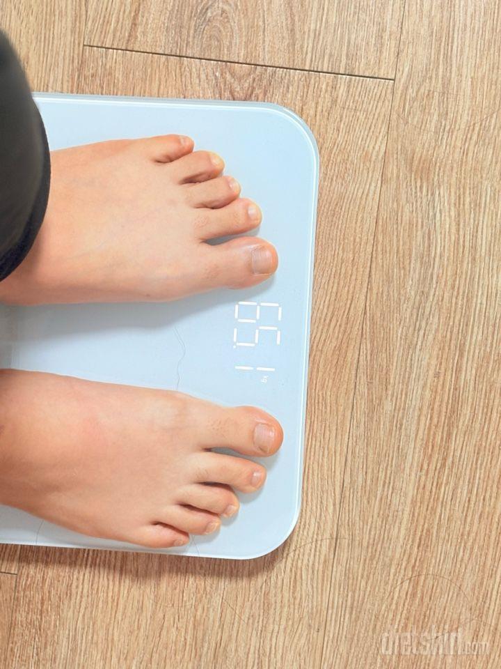 7일 아침 몸무게 재기64일차 성공!