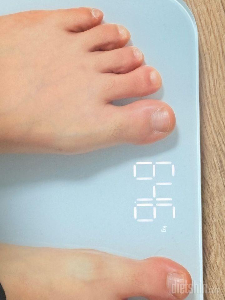 7일 아침 몸무게 재기67일차 성공!