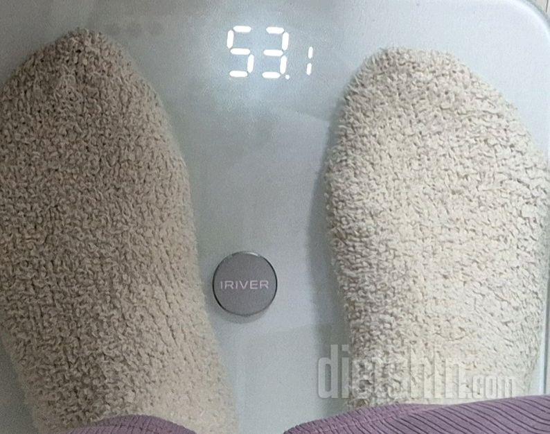 7일 아침 몸무게 재기124일차 성공!