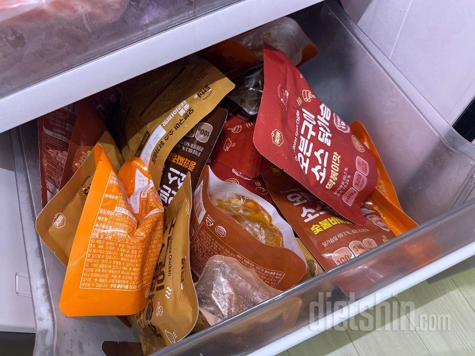 닭안심을 먹다가 이번에 닭가슴살로 주