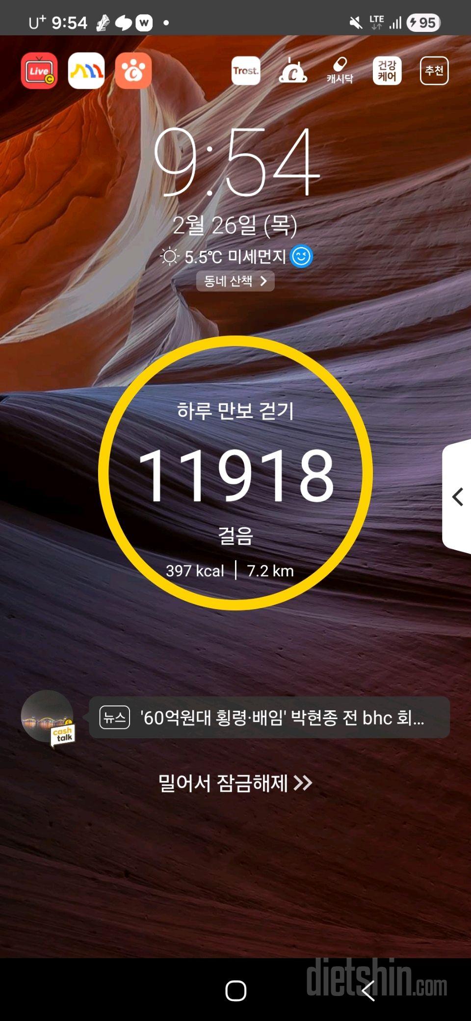 30일 만보 걷기255일차 성공!