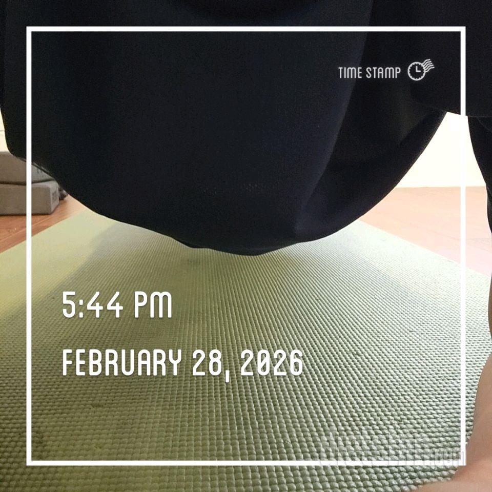 30일 플랭크1일차 성공!