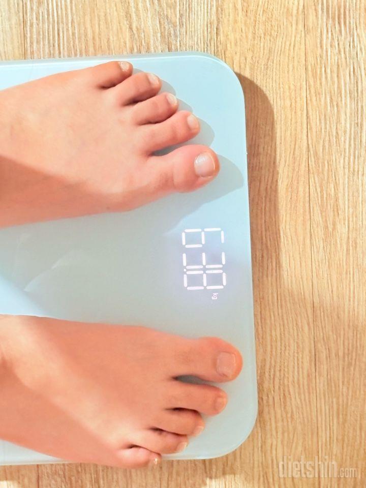 7일 아침 몸무게 재기67일차 성공!
