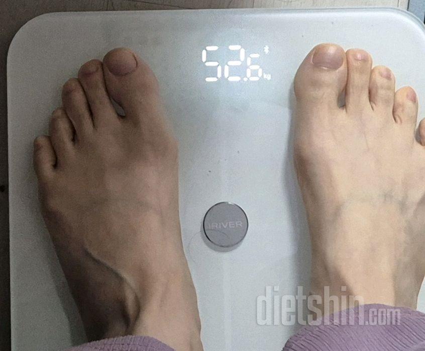 7일 아침 몸무게 재기127일차 성공!