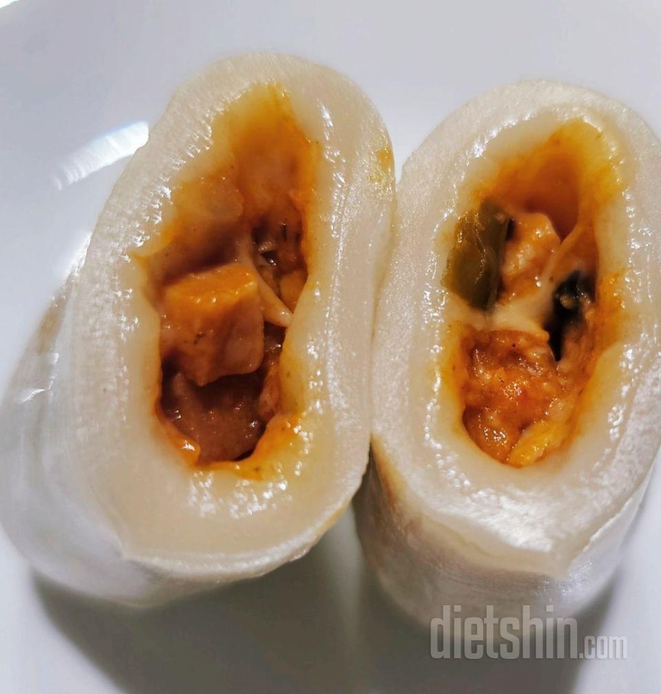 떡마리 먼저 통모짜맛이랑 피자맛으로