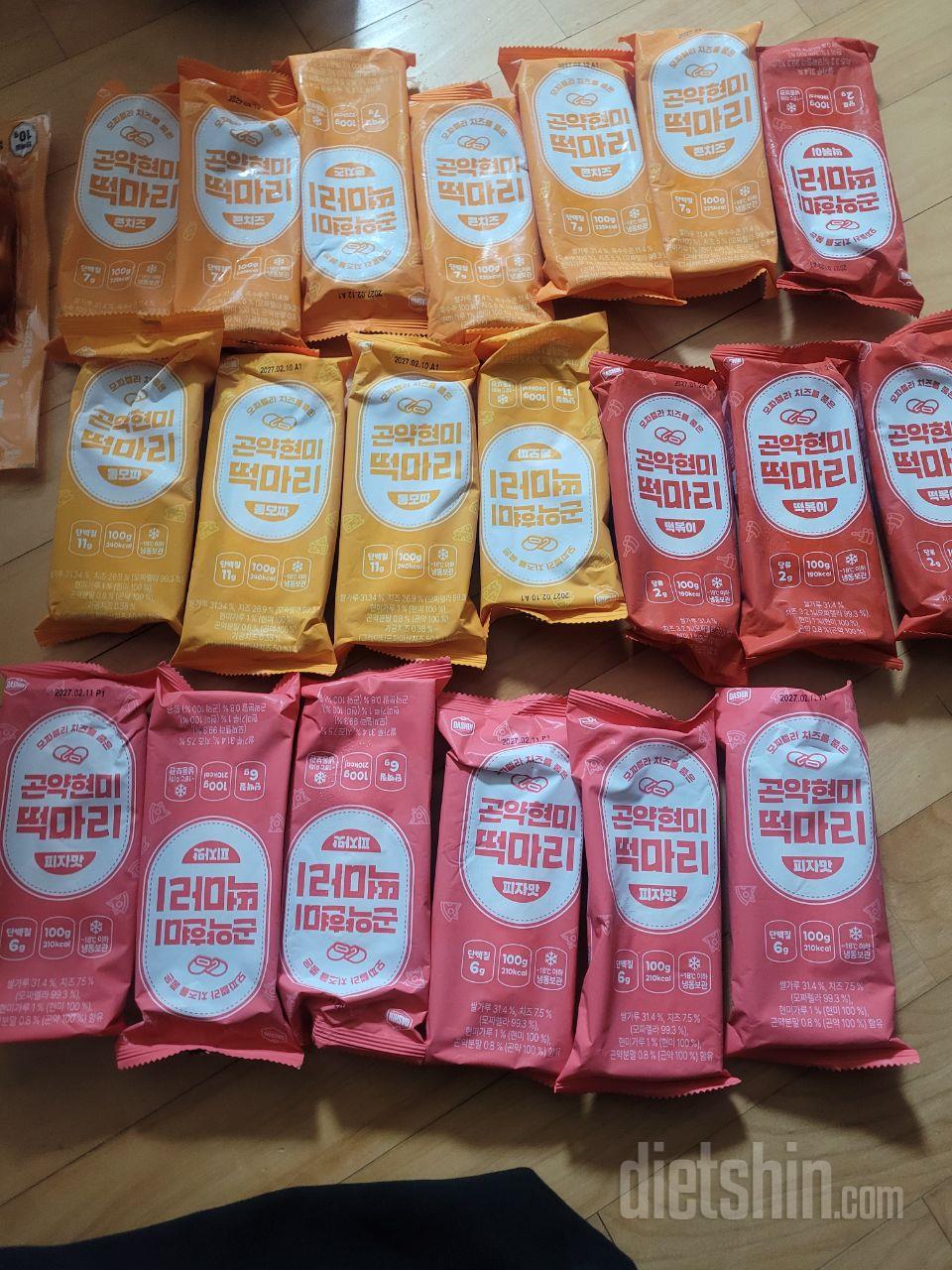 떡마리 떡볶이 맛이 나왔길래 혼합으로