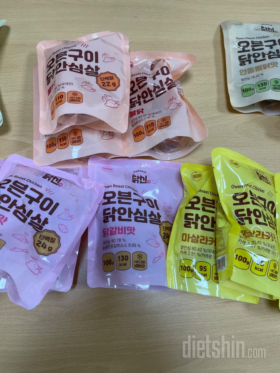 첫날 꼬마김밥 위주. 둘째날 저당 닭