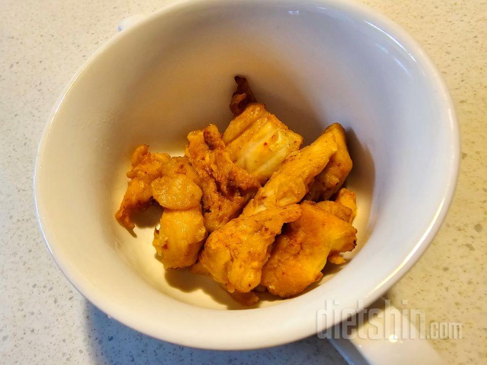 닭안심살이라서, 닭가슴살보다 좀 더