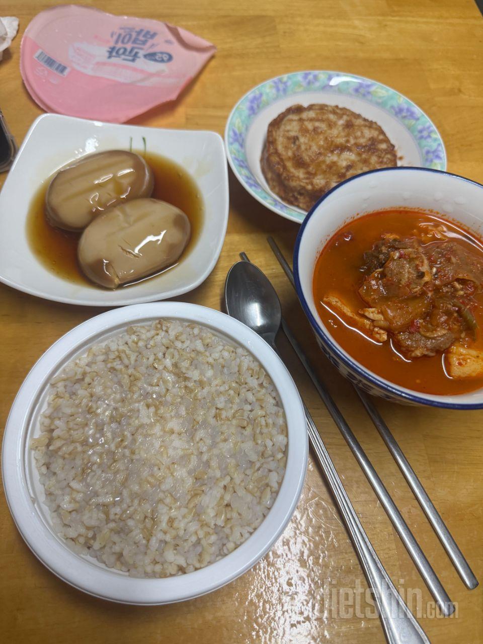 보내주신 두부스테이크랑 같이 먹었는데