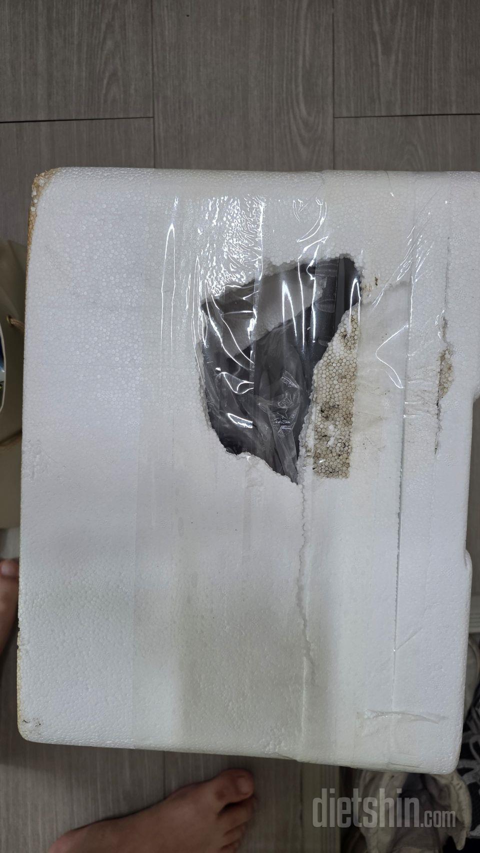 식품 포장이 이렇게 거지같이 온 경우