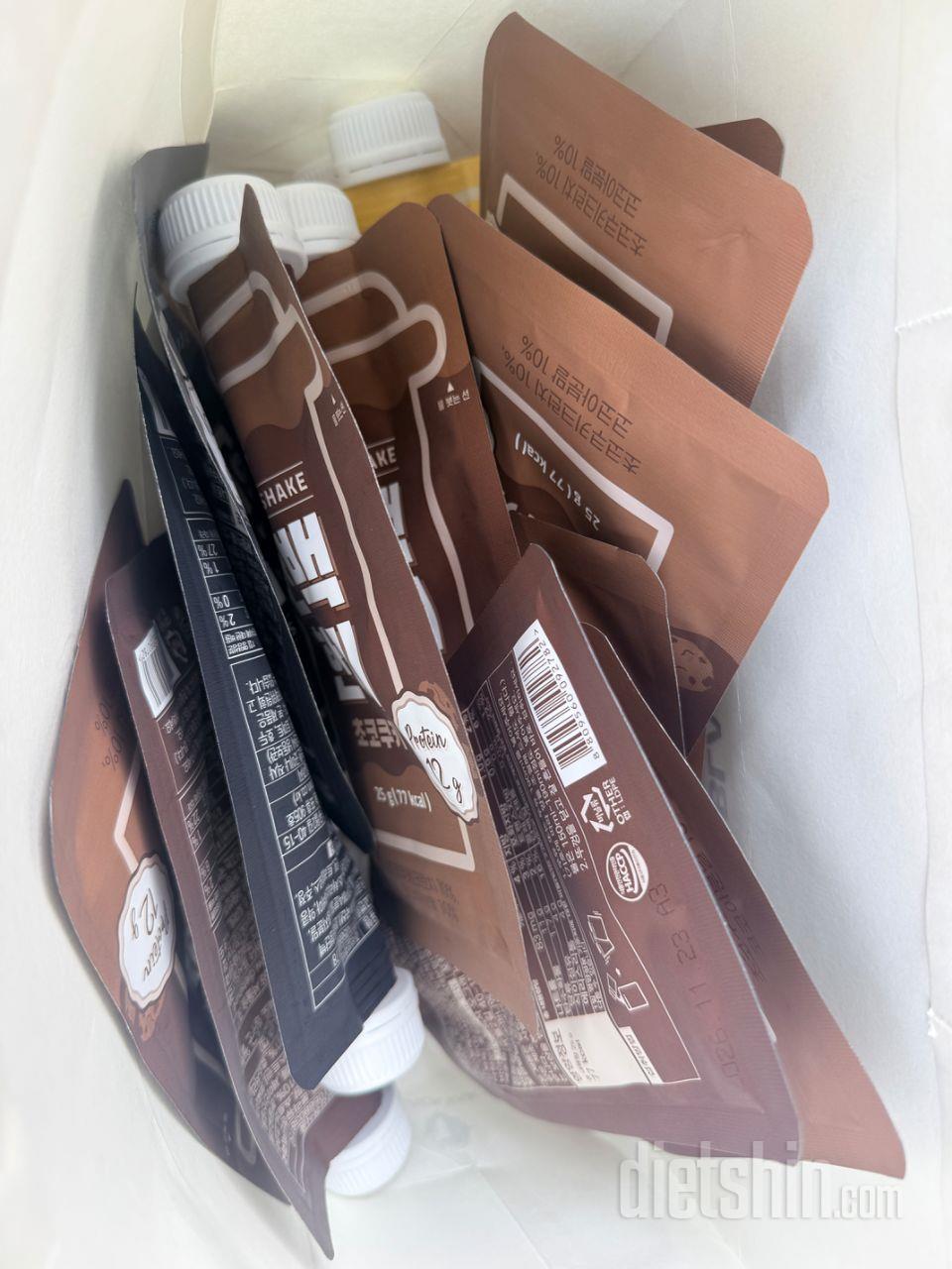 먹었던 쉐이크들은 대부분 안좋은 성분