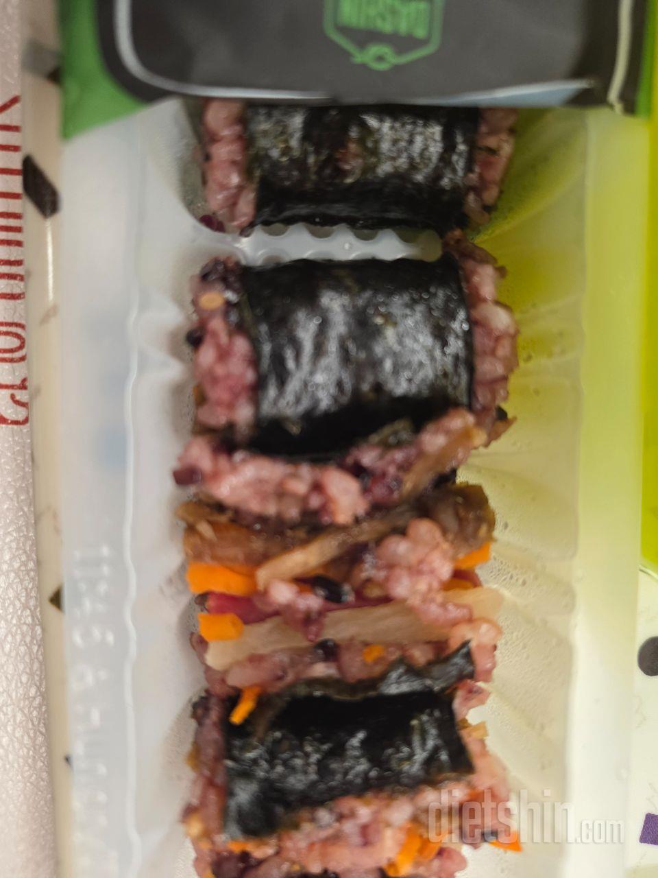 단백김밥 새로나와서 먹어봤어요 꼬마김