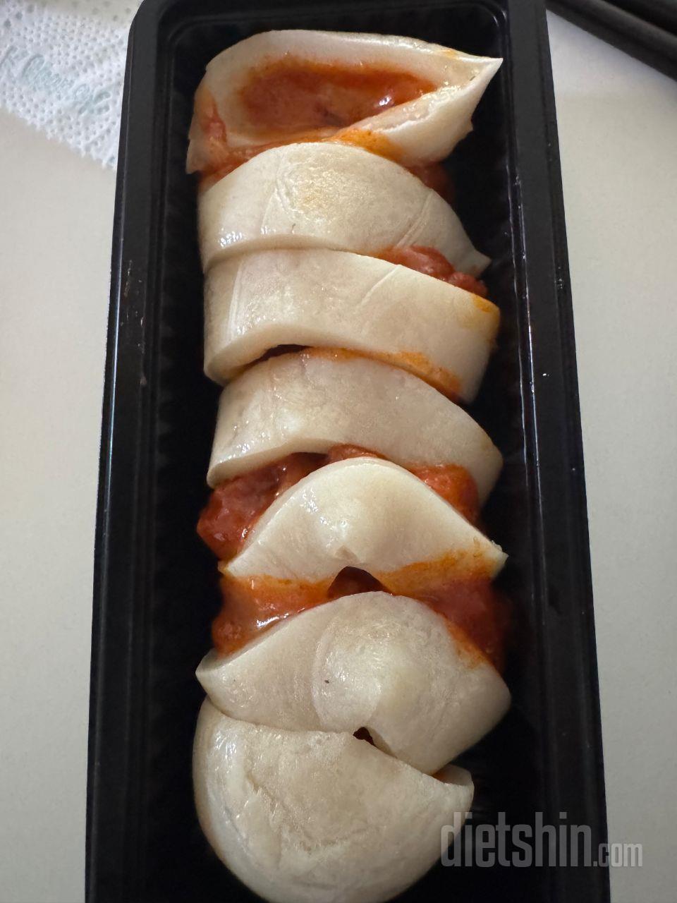 쫄깃하고 맛있어요 떡볶이맛은 조금 매