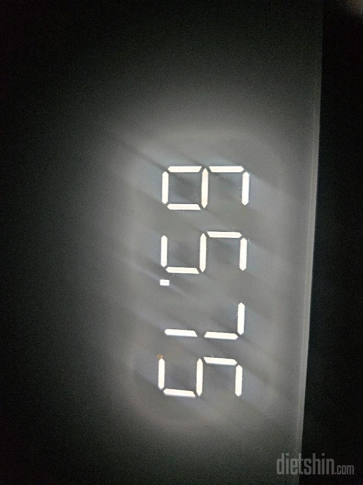 7일 아침 몸무게 재기3일차 성공!