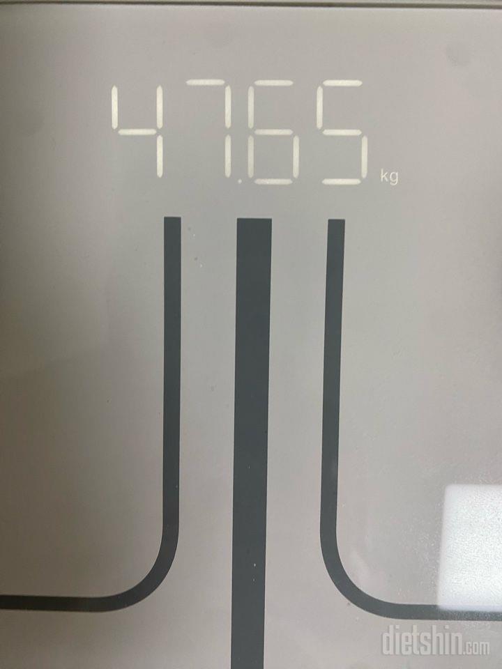 7일 아침 몸무게 재기127일차 성공!