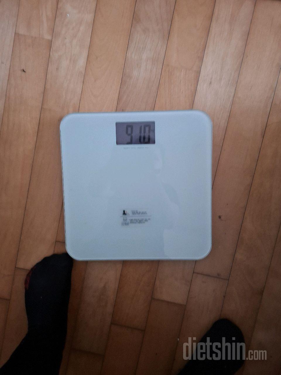 7일 아침 몸무게 재기2일차 성공!