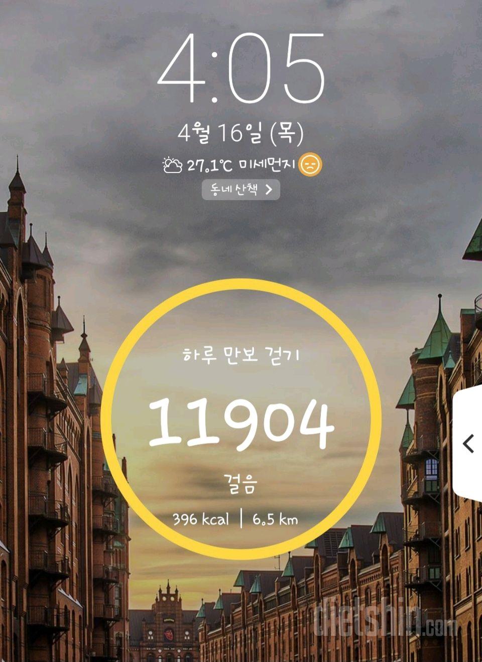 30일 만보 걷기 인증 4일차 성공!