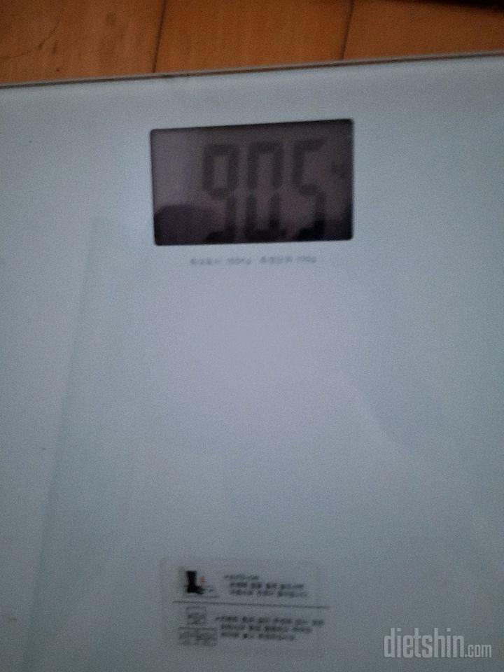 7일 아침 몸무게 재기2일차 성공!