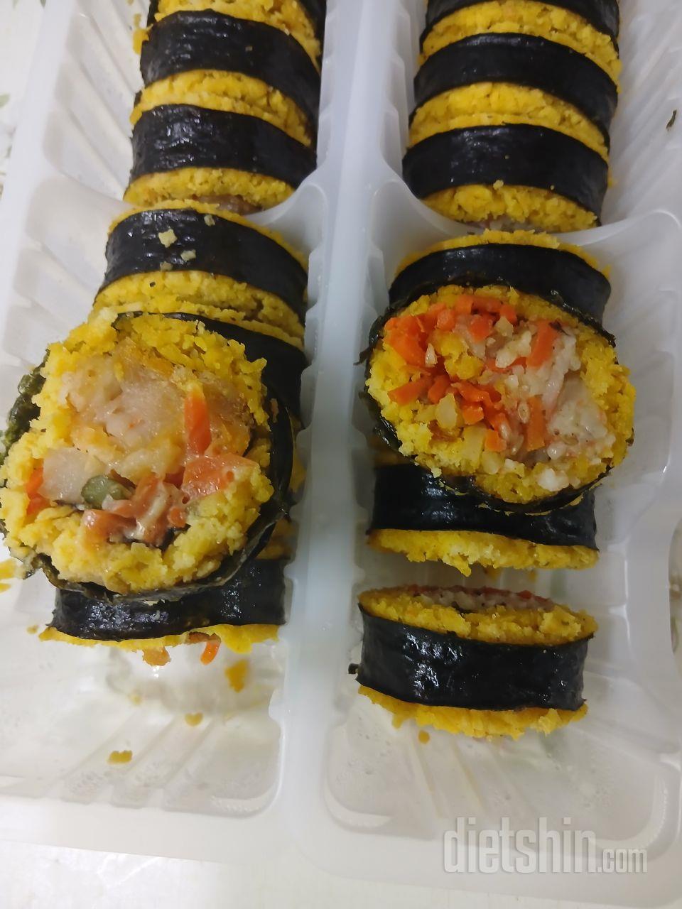 간편히 키토 김밥을 먹을수 있어서 좋