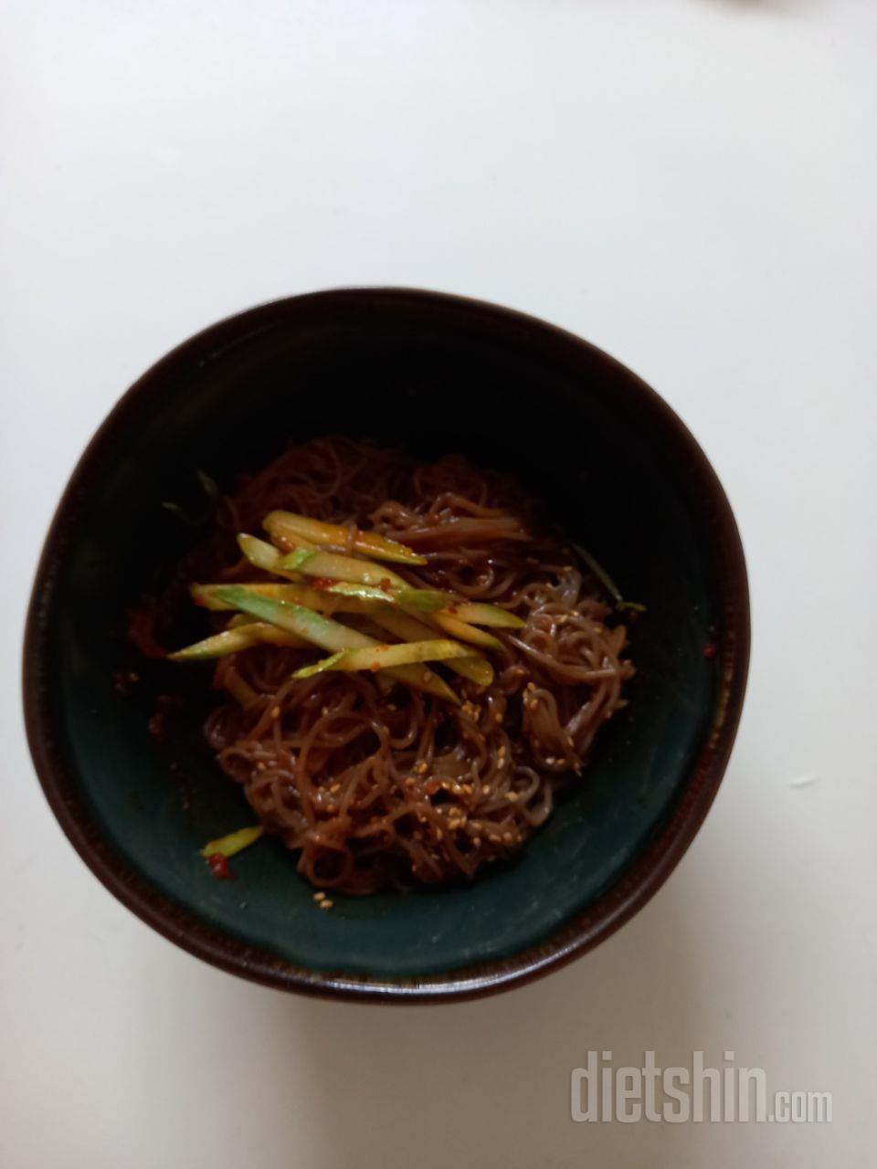 비빔냉면 땡길때 저당 흑미냉면으로 만