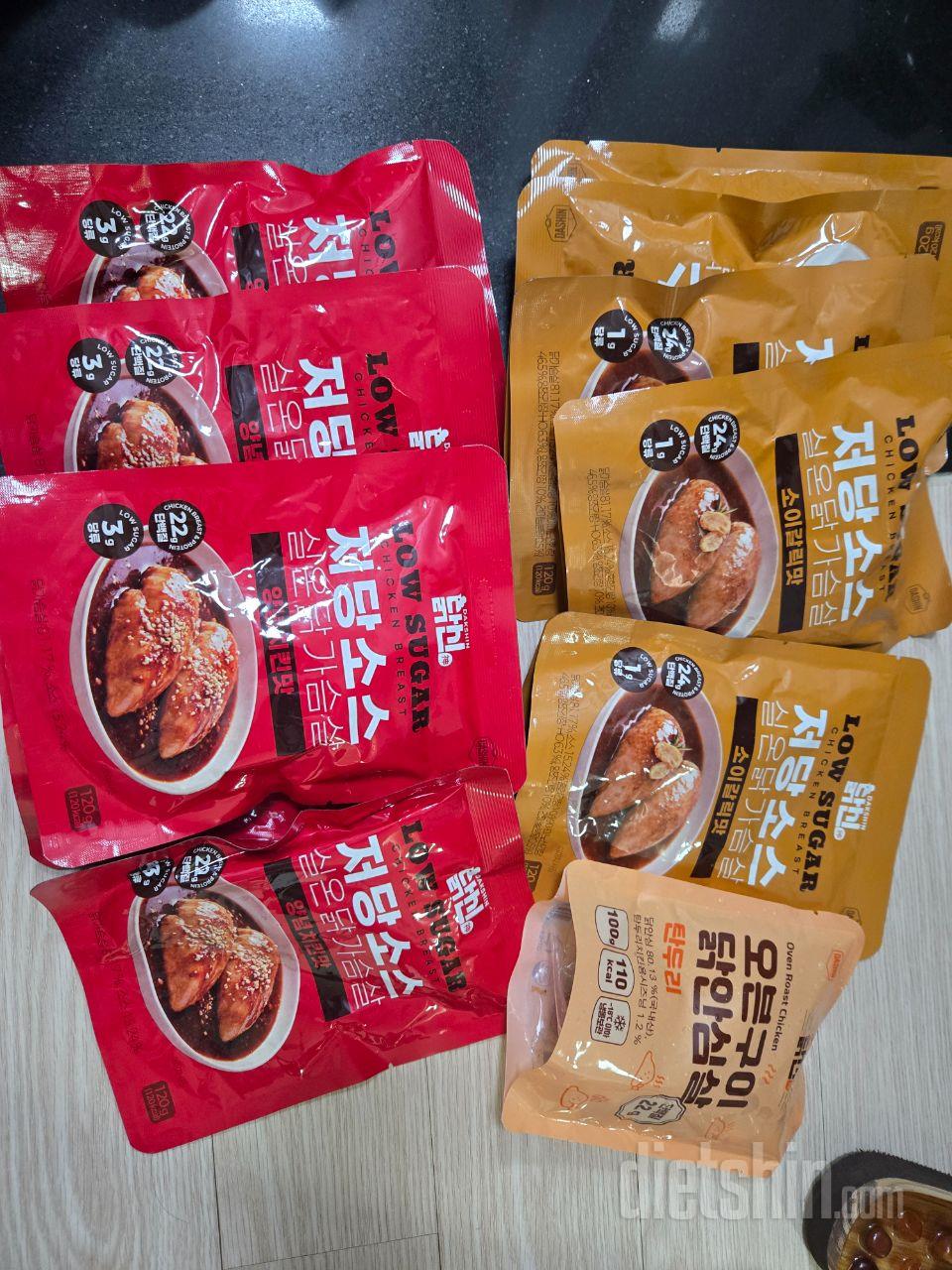 실온제품에 저당인 닭가슴살이 생각보다