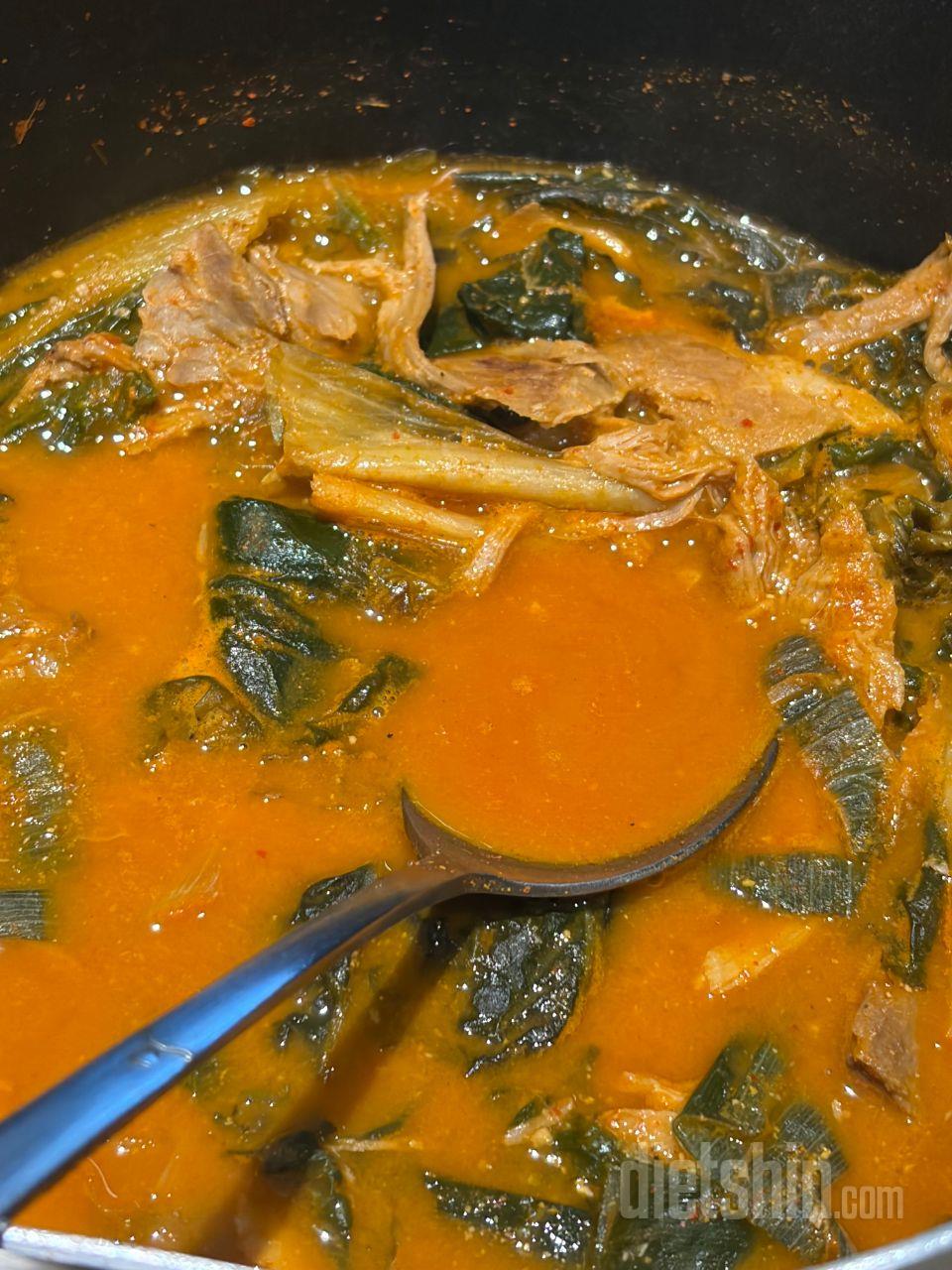 감자탕 기대 안하고 먹었는데 다이어트