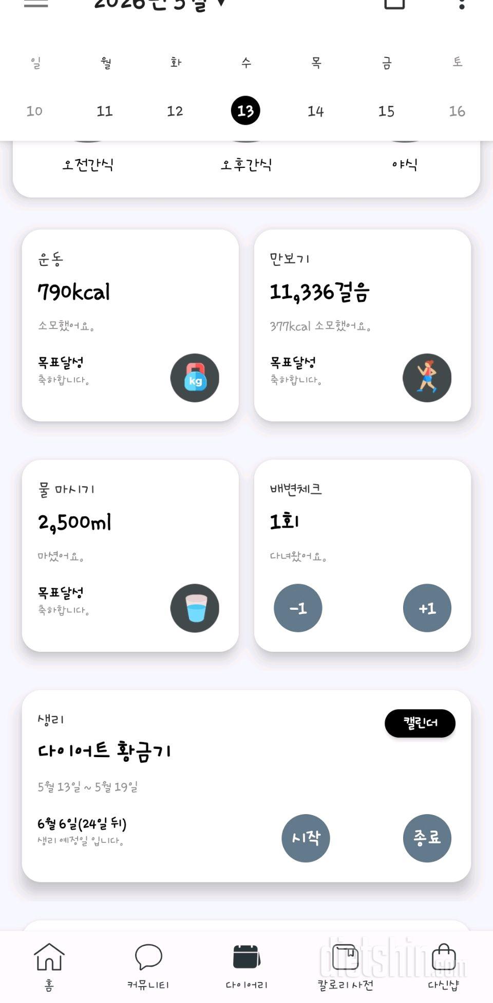 30일 만보 걷기33일차 성공!