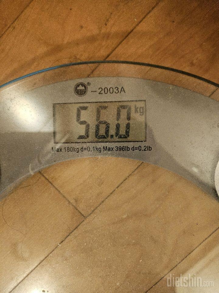 7일 아침 몸무게 재기205일차 성공!