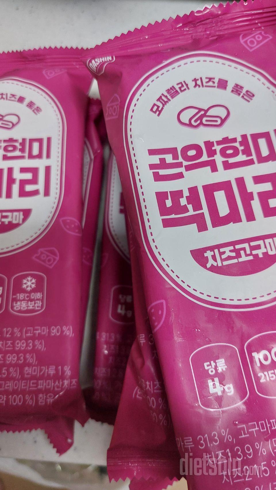저당곤약현미떡마리 맛있어요