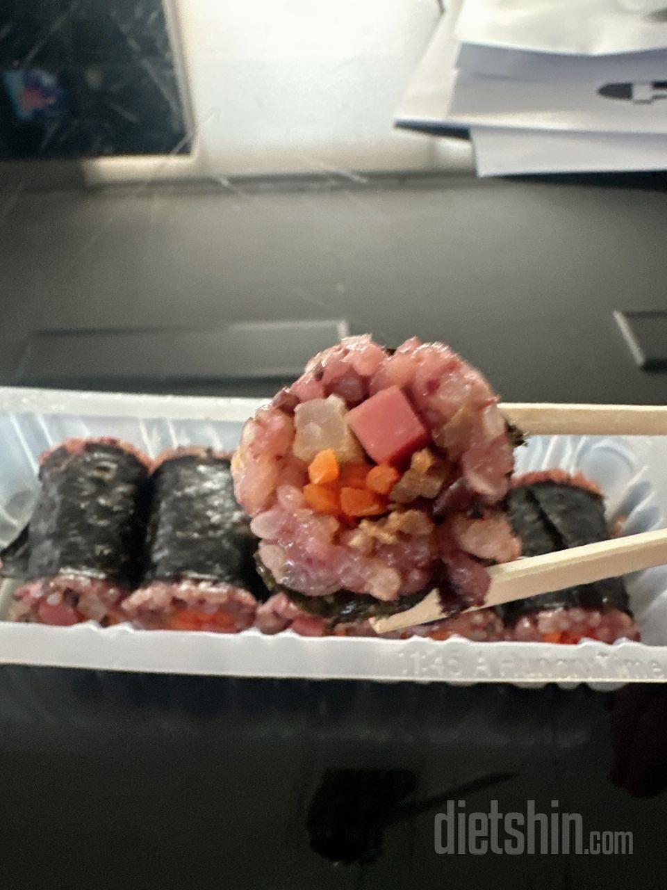 마싯어요
전부곤약이 아니라
흑미50%
